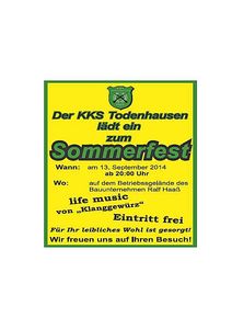 sommerfest KKS